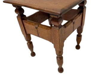 Aesthetic Movement Side Table by C. Fischer Amsterdam, 1900s.